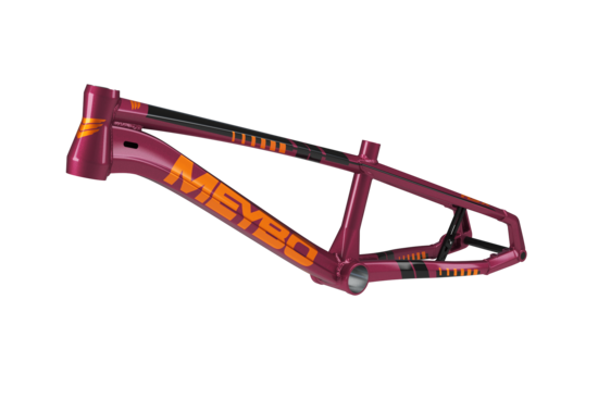 Meybo 2026 HSX Alloy BMX Race Rāmis - Ķiršsarkans/Oranžs/Melns